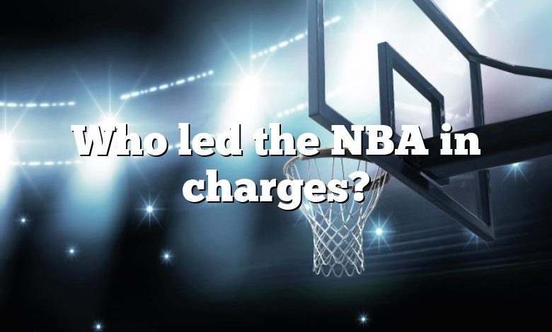 Who led the NBA in charges?