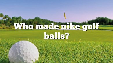 Who made nike golf balls?