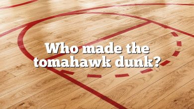Who made the tomahawk dunk?