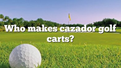 Who makes cazador golf carts?