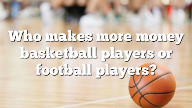 Who makes more money basketball players or football players?