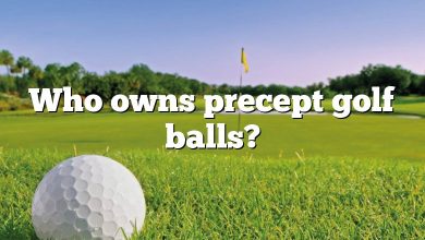 Who owns precept golf balls?