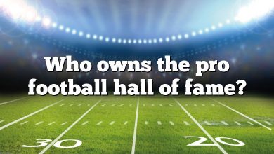 Who owns the pro football hall of fame?