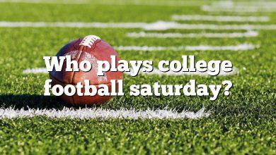 Who plays college football saturday?