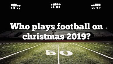 Who plays football on christmas 2019?