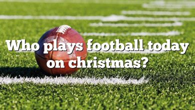 Who plays football today on christmas?