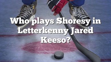 Who plays Shoresy in Letterkenny Jared Keeso?