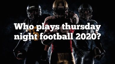 Who plays thursday night football 2020?