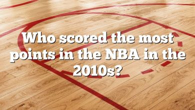 Who scored the most points in the NBA in the 2010s?