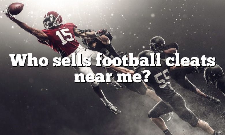 Who sells football cleats near me?