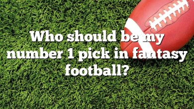 Who should be my number 1 pick in fantasy football?