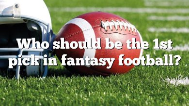 Who should be the 1st pick in fantasy football?