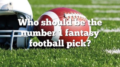 Who should be the number 1 fantasy football pick?