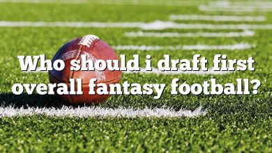 Who should i draft first overall fantasy football?