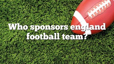 Who sponsors england football team?