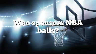 Who sponsors NBA balls?