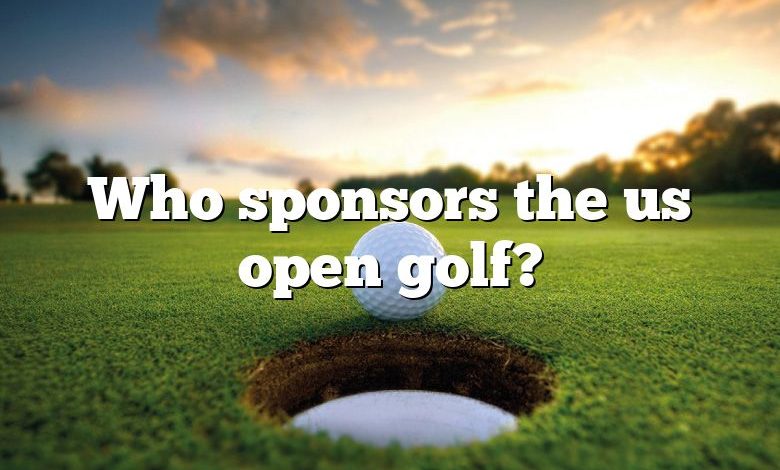 Who sponsors the us open golf?