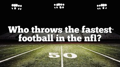 Who throws the fastest football in the nfl?