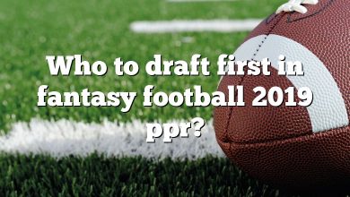 Who to draft first in fantasy football 2019 ppr?