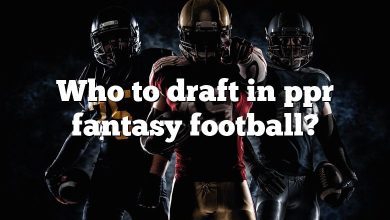 Who to draft in ppr fantasy football?