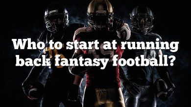 Who to start at running back fantasy football?