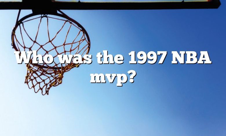 Who was the 1997 NBA mvp?