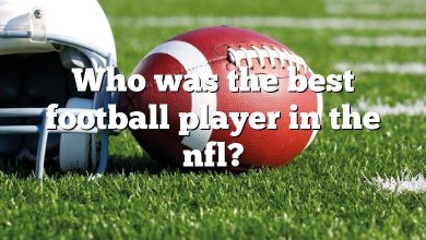 Who was the best football player in the nfl?