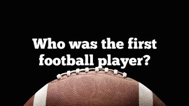 Who was the first football player?