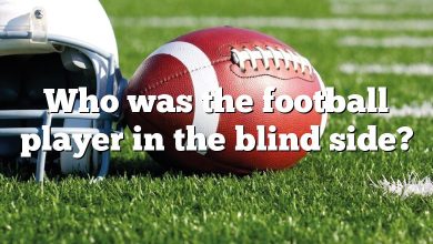Who was the football player in the blind side?