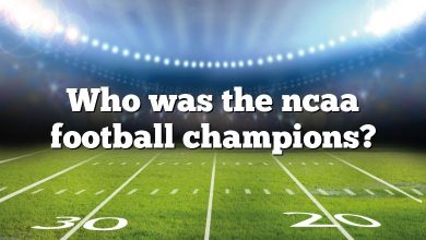 Who was the ncaa football champions?