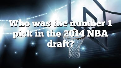 Who was the number 1 pick in the 2014 NBA draft?