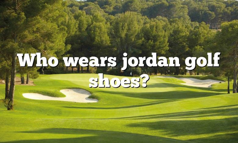 Who wears jordan golf shoes?