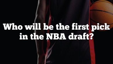 Who will be the first pick in the NBA draft?