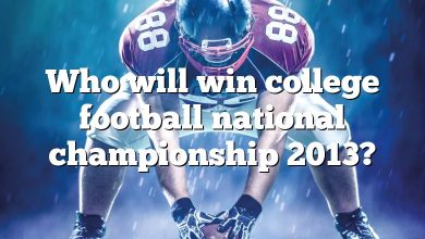 Who will win college football national championship 2013?