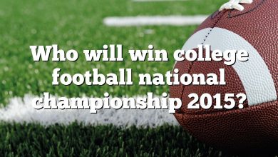 Who will win college football national championship 2015?