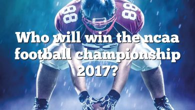 Who will win the ncaa football championship 2017?