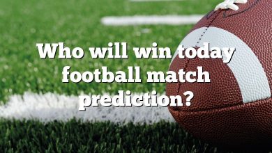 Who will win today football match prediction?
