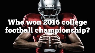 Who won 2016 college football championship?