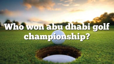 Who won abu dhabi golf championship?