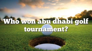 Who won abu dhabi golf tournament?