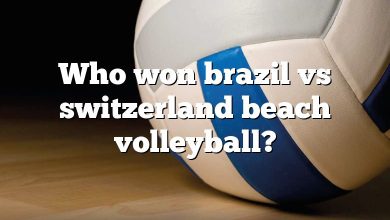 Who won brazil vs switzerland beach volleyball?