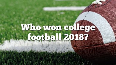 Who won college football 2018?