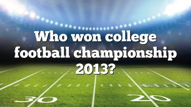 Who won college football championship 2013?