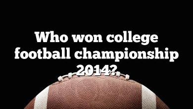 Who won college football championship 2014?