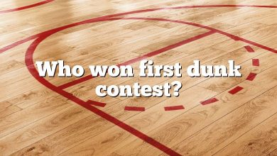 Who won first dunk contest?