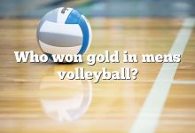 Who won gold in mens volleyball?