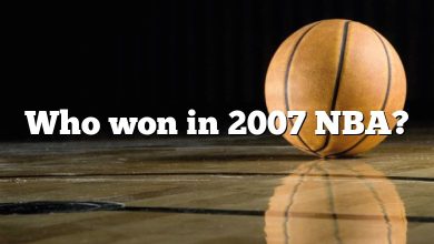 Who won in 2007 NBA?