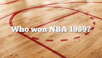 Who won NBA 1989?