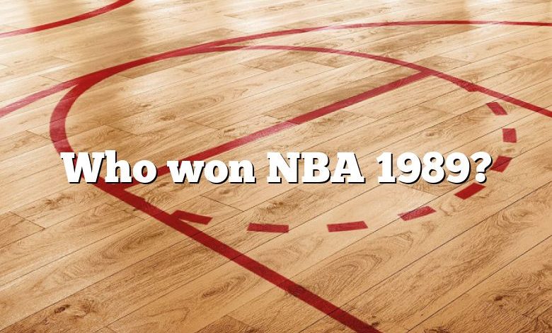 Who won NBA 1989?