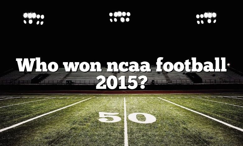 Who won ncaa football 2015?